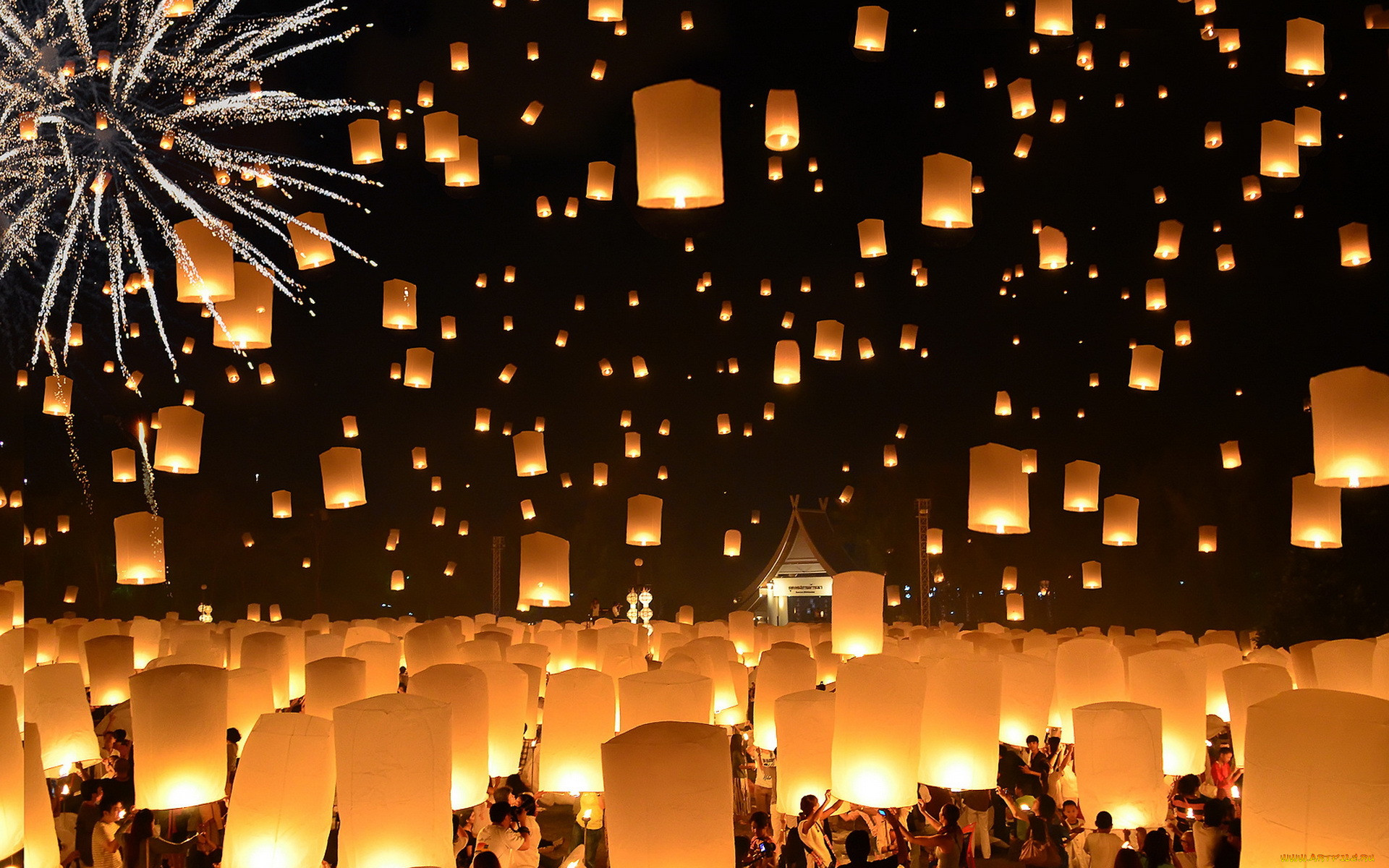 , - , , , , floating, lanterns, thailand, loi, krathong, festival